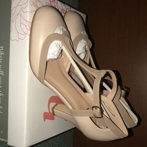 Journey + Crew T-strap Mary Jane Pumps